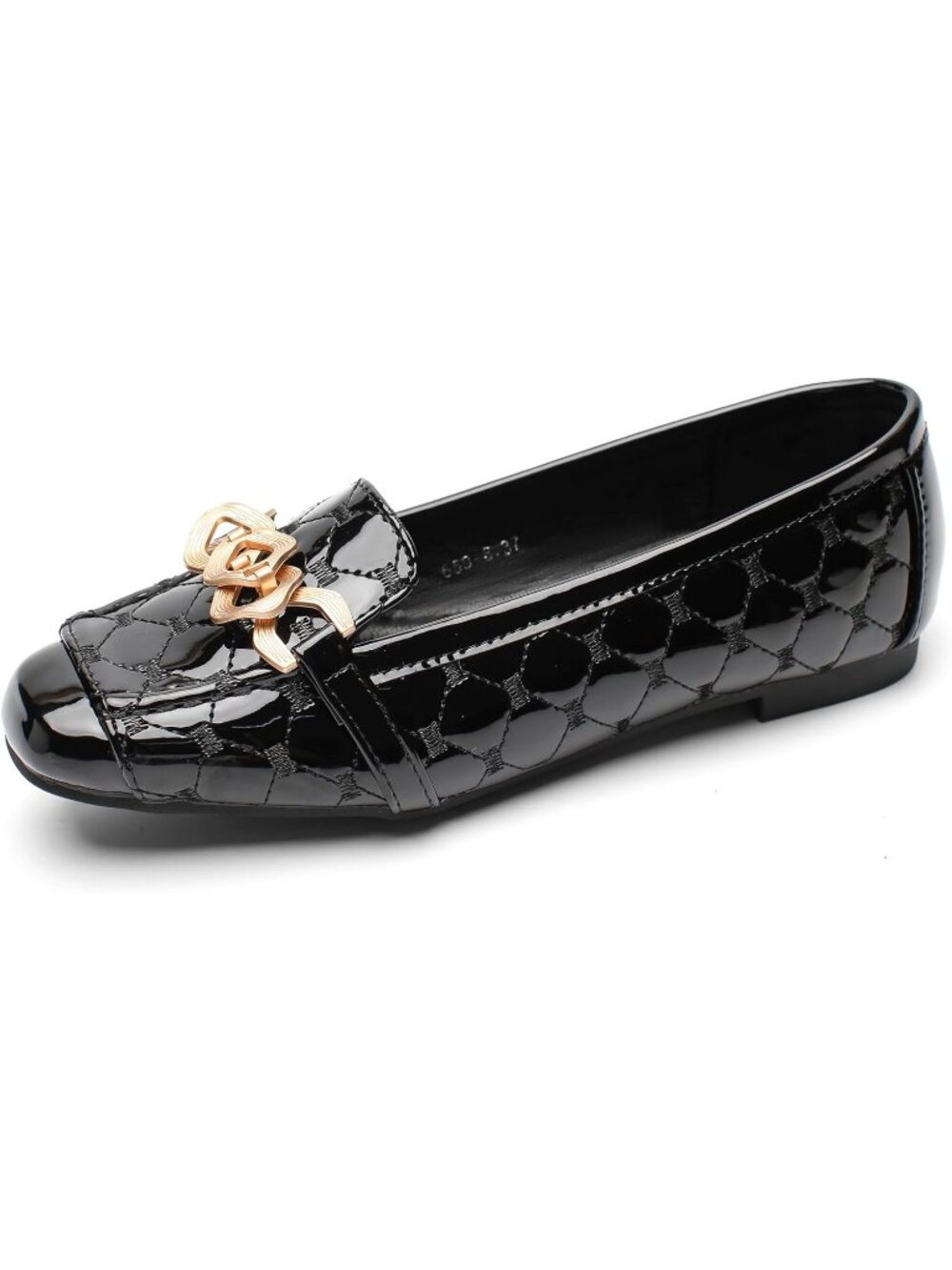 Women's Black Casual Comfort Penny Loafers Slip On Classic Flats Work Shoes